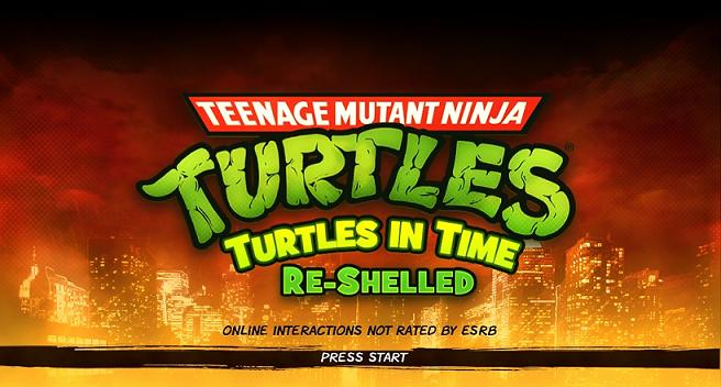 Turtles in Time Re-Shelled Logo 1