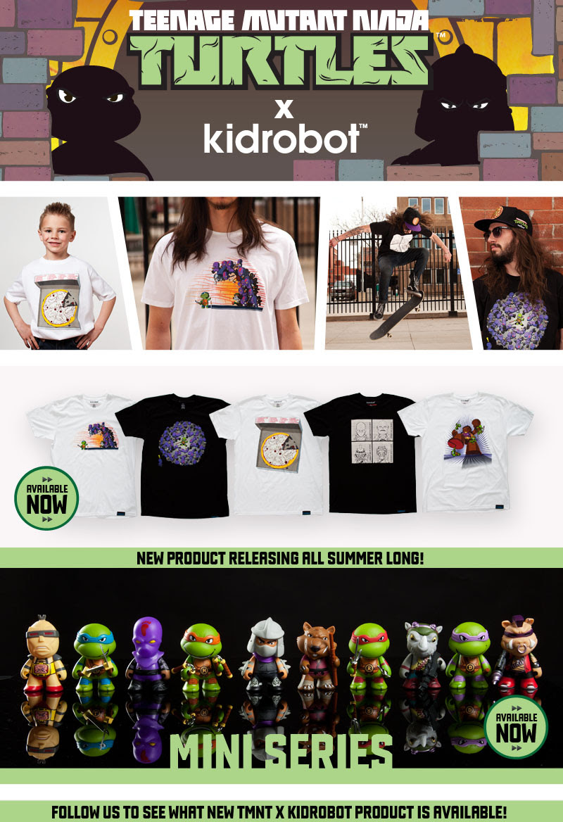 KR x TMNT mini-series & apparel !!