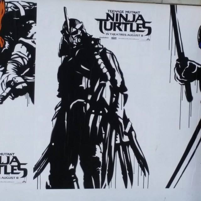 TMNT Movie Street Art posters.. 