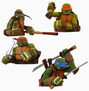 Diamond Select Teenage Mutant Ninja Turtles Vinyl Bust Banks